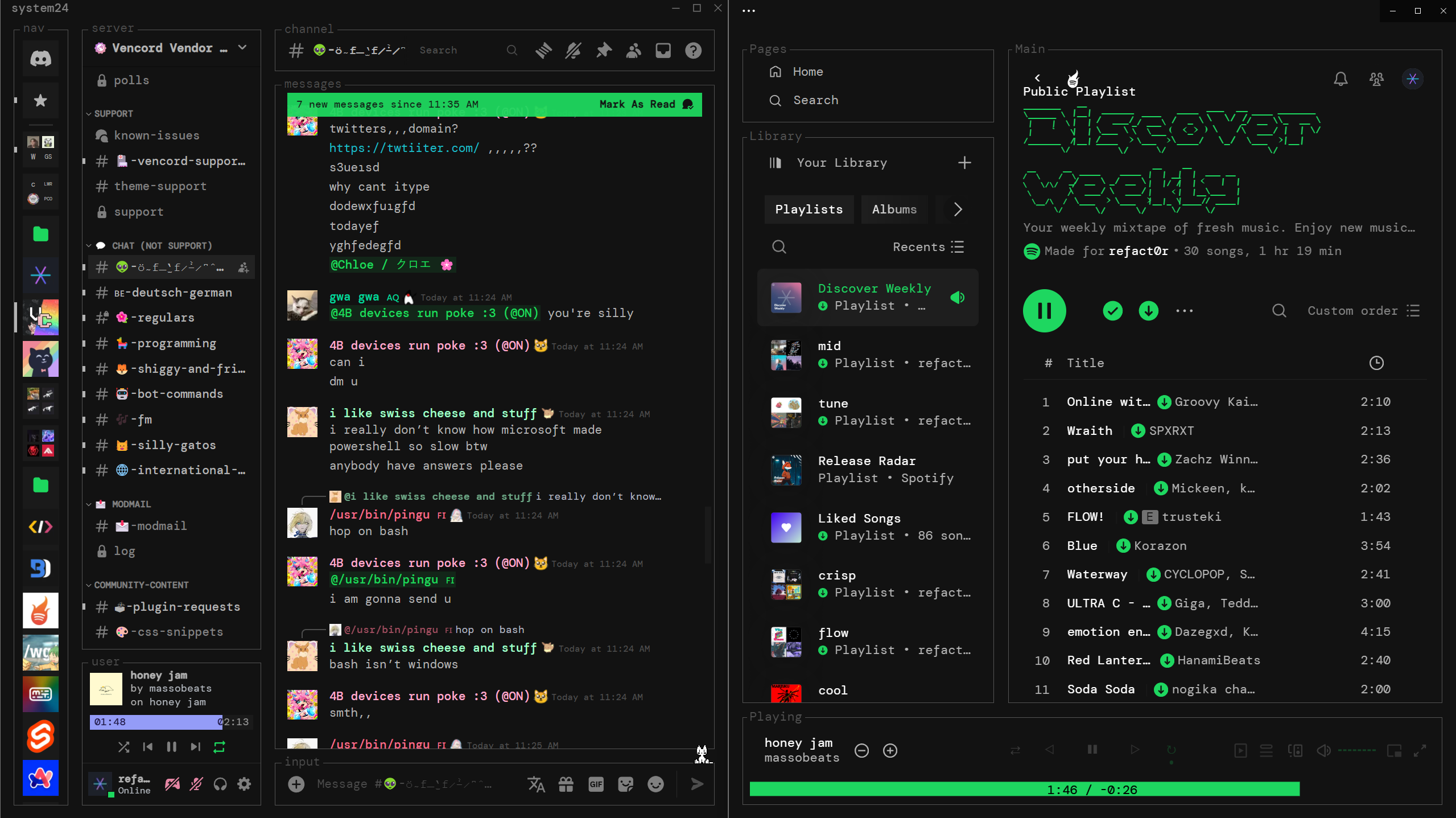 a tui-style discord theme