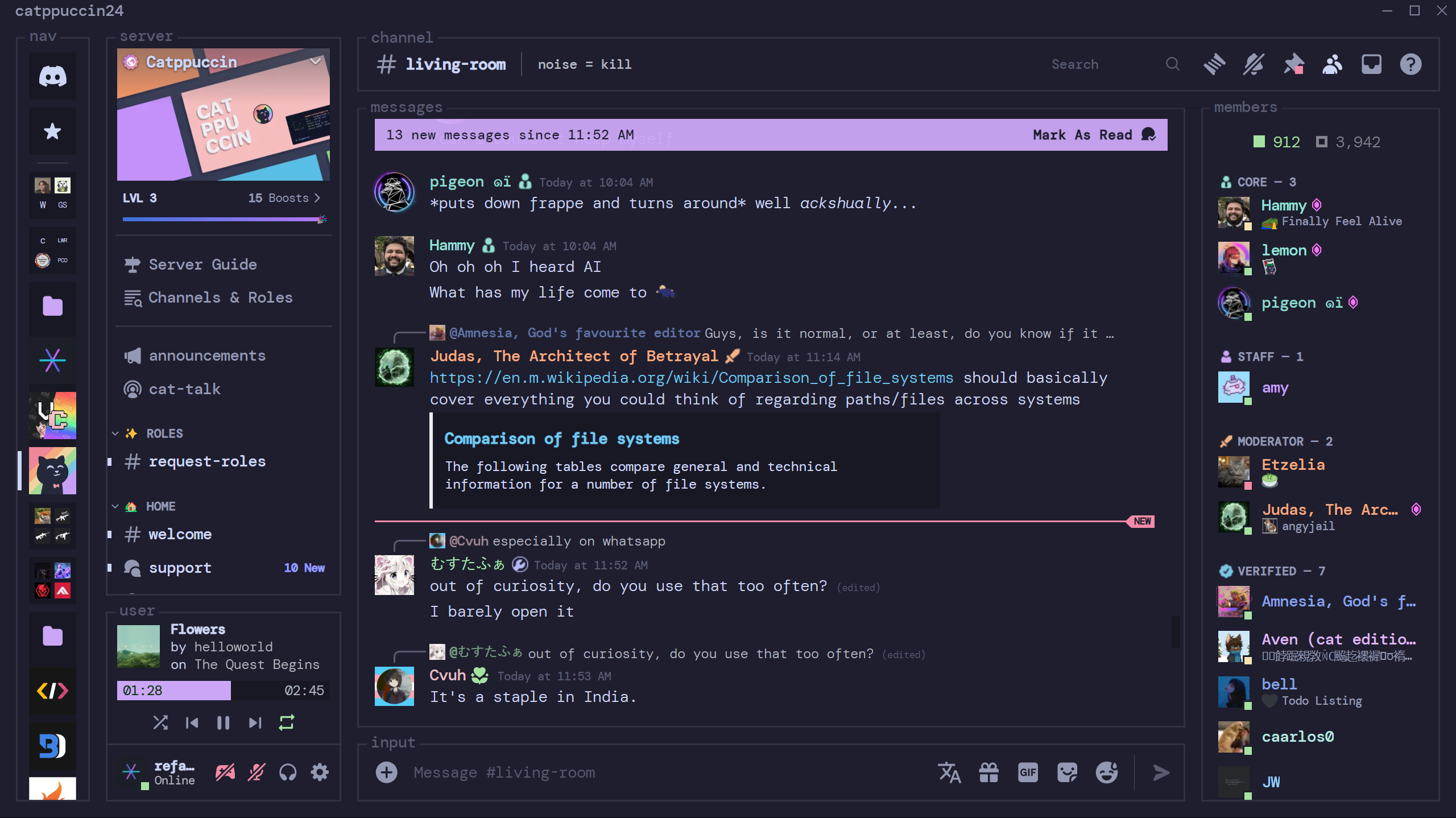 a tui-style discord theme